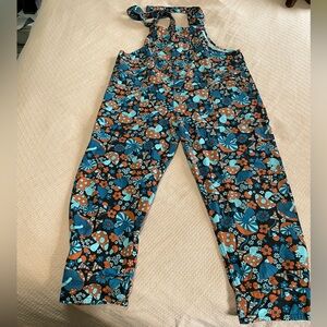 Run & Fly mushroom printed overalls